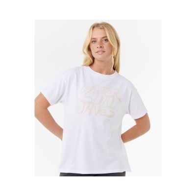 5. RIP CURL OCEANIC RELAXED TEE White T-Shirt