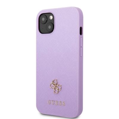2. Guess GUHCP13SPS4MU iPhone 13 mini 5.4" purple/purple hardcase Saffiano 4G Small Metal Logo