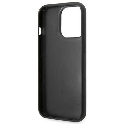 7. Karl Lagerfeld Puffy Elongated Logo Case for iPhone 14 Pro Max - Black