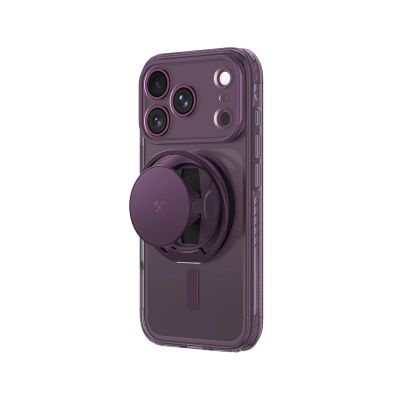 2. AmazingThing Titan Pro Pop Lens Case for iPhone 18 Pro Max with Camera Cover, Holder and Stand, MagSafe Compatible - Purple