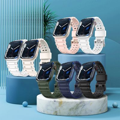 9. Strap Triple Protection for Apple Watch 38 / 40 / 41 mm band bracelet - transparent