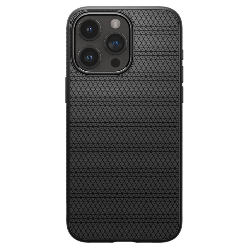 2. Spigen Liquid Air iPhone 15 Pro Case - Matte Black