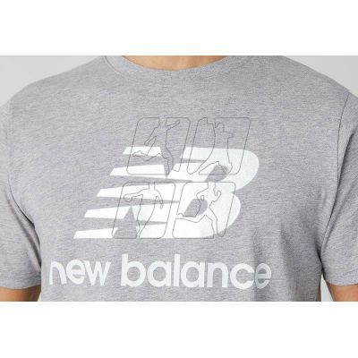 5. New Balance Essentials Stacked Logo T AG M MT01575AG T-shirt