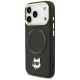 2. Karl Lagerfeld Big Strap Choupette Metal Logo MagSafe Case for iPhone 17 Pro Max - Black