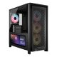 3. Corsair FRAME 4000D LCD RS ARGB Midi Tower Black