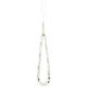 2. Guess IML Flowers Allover Electroplated with Pearl Strap MagSafe Case for iPhone 18 Pro / 17 Pro - White