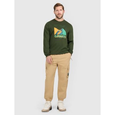 Men's casual cargo pants 4F 4FRAW25TTROM1690-83S