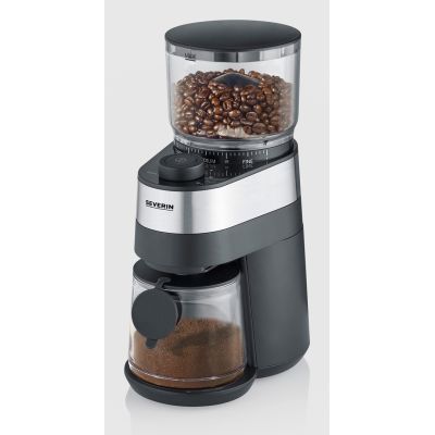 2. Severin KM 3880 Coffee Grinder 140 W Black, Stainless Steel