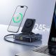 7. Baseus Nomos NH21 6-in-1 245W Wireless Charging Station with Two Retractable USB-C Cables - Black
