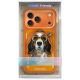 7. Nimmy Cool&Cute 2.0 Dog Case for iPhone 17 Pro with Magnetic Hanger - Orange
