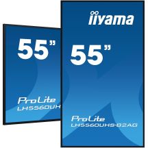 iiyama 55” professional 4K UHD Digital Signage display with advanced control and connectivity options.
