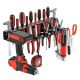 5. MACLEAN WALL ORGANIZER TOOL SHELF MACLEAN WALL ORGANIZER / TOOL SHELF, BLACK, DIMENSIONS 40X14.5X4.6CM, M