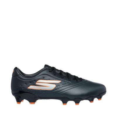 6. Skechers Razor 1.5 Academy FG Football Boots Black and Orange 252015 BKOR