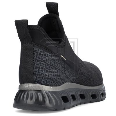 33. Rieker W RKR616 comfortable slip-on ankle boots, black