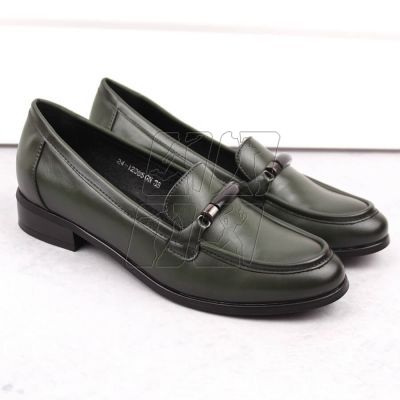 2. Potocki W WOL204C low-heeled shoes, green