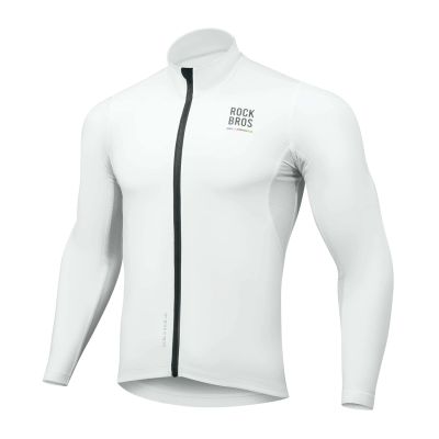 Rockbros TLWT001 ROAD TO SKY windproof insulated cycling jersey M - white