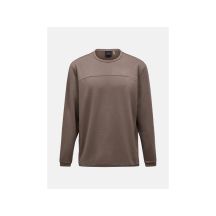 Bluza męska PEAK PERFORMANCE M Trail Polartec Power Grid Crew kolor brązowy