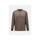 Men's PEAK PERFORMANCE M Trail Polartec Power Grid Crew sweatshirt, brown