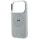6. Karl Lagerfeld Point & Choupette Sketch MagSafe Case for iPhone 18 Pro Max / 17 Pro Max - Gray