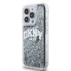 2. DKNY Liquid Glitter Big Logo iPhone 14 Pro Case - Black