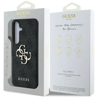 8. Guess Big 4G Logo Classic Logo Case for Samsung Galaxy S25 Black