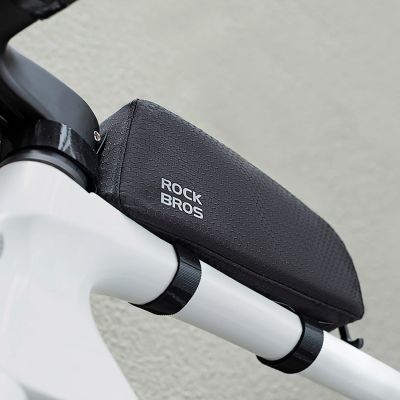 12. Rockbros Top Tube Frame Bag 0.9l - Black
