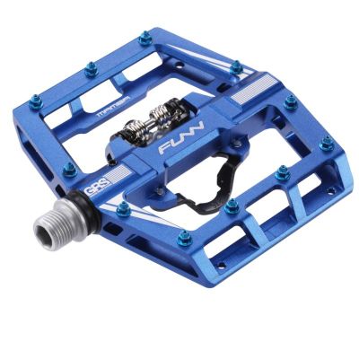FUNN MAMBA pedals, single-sided, blue