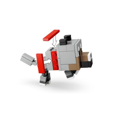 16. LEGO Minecraft 21592 - Chicken Rider Desert Attack