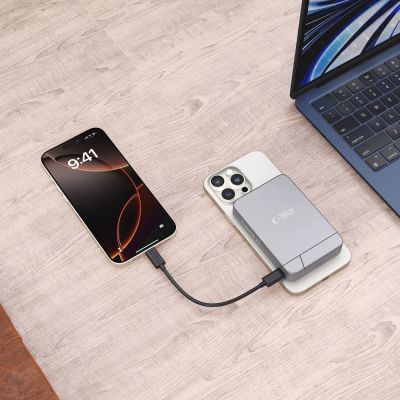 8. Powerbank Tech-Protect PB14 LifeMag MagSafe 10000 mAh - gray