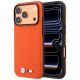 BMW M Quadrille Kevlar Metal Logo MagSafe Case for iPhone 17 Pro Max / 18 Pro Max - Orange