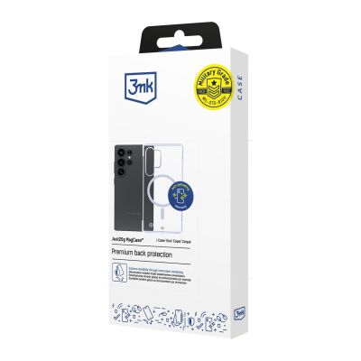 2. 3mk Just20g MagCase for Samsung Galaxy S25 Ultra - Transparent