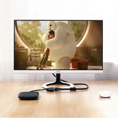 14. Ugreen Cable Cord Adapter Unidirectional HDMI (Male) to VGA (Female) FHD Black (MM105 40253)