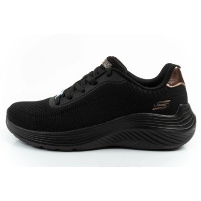 2. Skechers women's sports shoes Bobs Squad Waves black lightweight fashionable