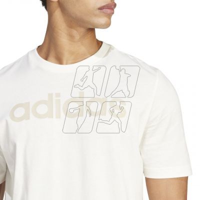 6. adidas Essentials Single Jersey Linear Embroidered Logo Tee M IS1345