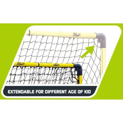 12. FOLDABLE FOOTBALL GOAL 91X43X61CM 36X17X24CM WITH HEIGHT AND WIDTH ADJUSTMENT