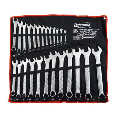 AWTOOLS COMBINATION SPANNER SET 25 pcs /6mm-32mm/