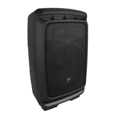 32. V-TONE OrionX 14 ACCU - Active speaker, black, rechargeable, Bluetooth, TWS, USB, AUX, FM, DSP, extendable handle, transport wheels, 135W RMS