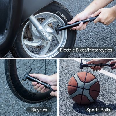 9. Rockbros 42320010001 Bicycle Pump Hand + Screwdriver - Black