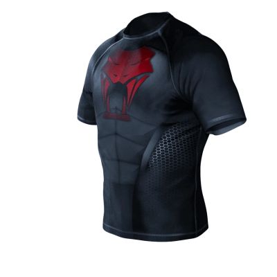 3. The "Snake" compression Rashguard shirt is made of DBX MORE DRY M material.