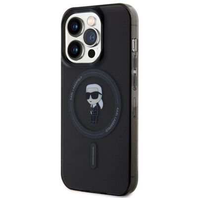 2. Karl Lagerfeld IML Ikonik MagSafe iPhone 14 Pro Max Case - Black