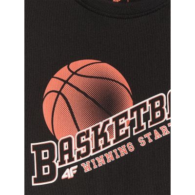 6. Boy's regular printed T-shirt 4F 4FJRSS26TTSHM4278-20S