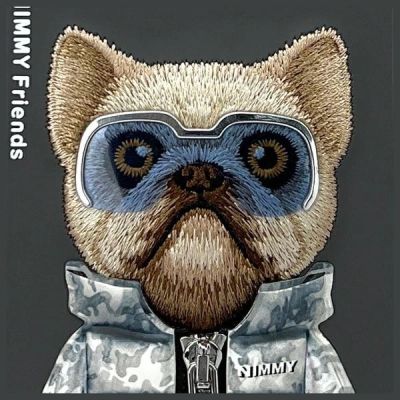 7. Nimmy Cool&Cute 2.0 Dog Case for iPhone 16 Pro Max - Black