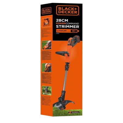 7. Black & Decker STC1820CM-QW Brush Cutter/Trimmer Battery Black, Orange, Silver