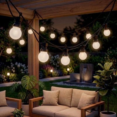 4. GARDEN GARLAND PARTY LIGHT 20LED G50 TIMER COMBINABLE