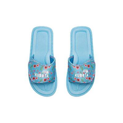 10. Kubota Velcro flaps multicolor floral blue K25SS-100-001-14-1