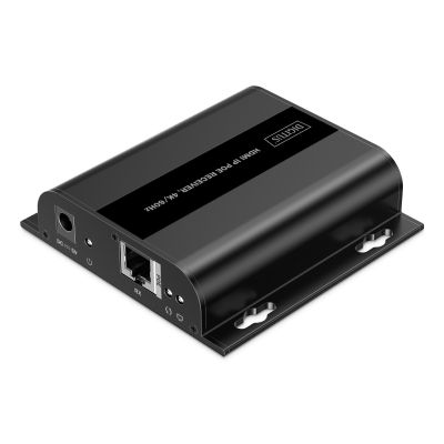 2. Additional receiver for DS-55353, extender via twisted pair cat.6 HDMI 4K/60Hz over IP 1G or up to 120m/200m with PoE