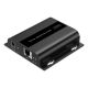 2. Additional receiver for DS-55353, extender via twisted pair cat.6 HDMI 4K/60Hz over IP 1G or up to 120m/200m with PoE