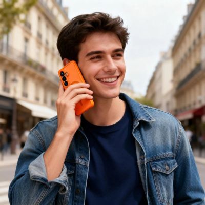 10. Tech-Protect Magmat MagSafe Case for Samsung Galaxy S26 - Orange Matte