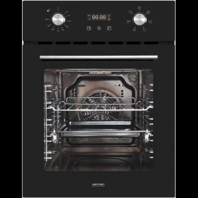 Built-in electric oven MPM-45-BO-22 45 cm black, convection, grill function