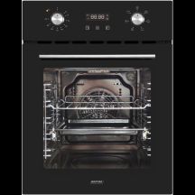 Built-in electric oven MPM-45-BO-22 45 cm black, convection, grill function
